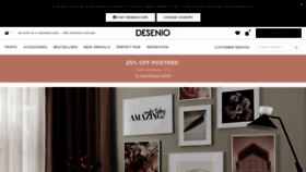 What Desenio.com.au website looked like in 2018 (5 years ago)