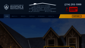 What Dallasroofingbiz.com website looked like in 2018 (5 years ago)