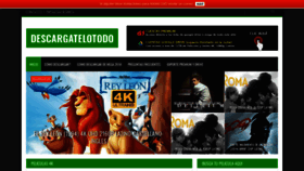 What Descargatelotodo.com website looked like in 2018 (5 years ago)
