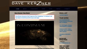 What Davekerzner.com website looked like in 2018 (5 years ago)