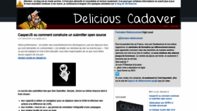 What Deliciouscadaver.com website looked like in 2018 (5 years ago)