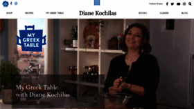What Dianekochilas.com website looked like in 2018 (5 years ago)