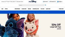 What Disneystore.se website looked like in 2018 (5 years ago)