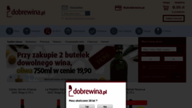 What Dobrewina.pl website looked like in 2018 (5 years ago)