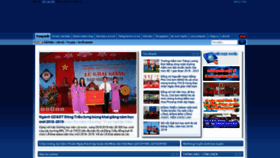 What Dongtrieu.edu.vn website looked like in 2018 (7 years ago)