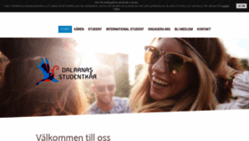 What Dalastudent.se website looked like in 2018 (5 years ago)