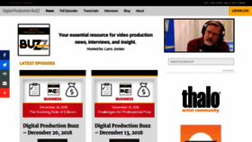 What Digitalproductionbuzz.com website looked like in 2018 (5 years ago)
