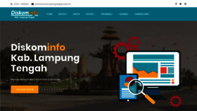 What Diskominfo.lampungtengahkab.go.id website looked like in 2018 (5 years ago)