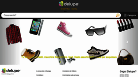 What Delupe.it website looked like in 2018 (5 years ago)