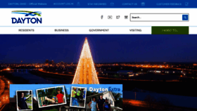 What Daytonohio.gov website looked like in 2018 (5 years ago)