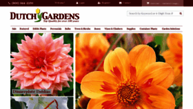 What Dutchgardens.com website looked like in 2018 (5 years ago)