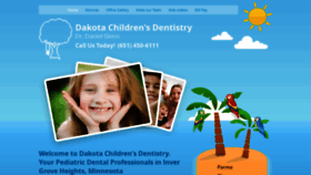 What Dakotachildrensdentistry.com website looked like in 2018 (5 years ago)