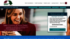 What Debtreductionservices.org website looked like in 2018 (7 years ago)