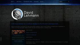 What Davidlehmann.org website looked like in 2018 (5 years ago)
