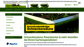 What Der-schneckenzaun.de website looked like in 2018 (5 years ago)