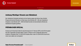 What Degtickets.de website looked like in 2018 (5 years ago)