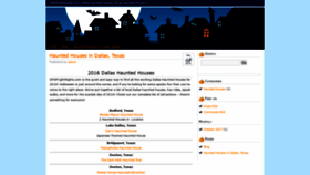 What Dfwfrightnights.com website looked like in 2018 (5 years ago)