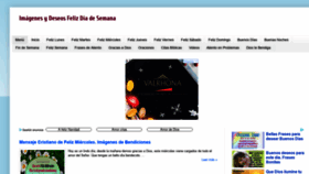 What Deseosfelizdiasemana.com website looked like in 2018 (7 years ago)