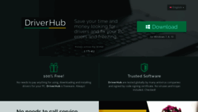 What Drvhub.net website looked like in 2018 (5 years ago)