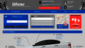What Difotec-pieces-auto-nantes.fr website looked like in 2018 (5 years ago)