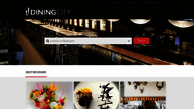 What Diningcity.co.za website looked like in 2018 (5 years ago)