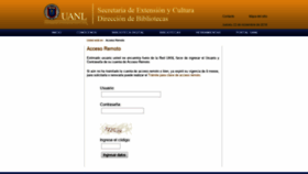 What Dgb.uanl.mx website looked like in 2018 (5 years ago)