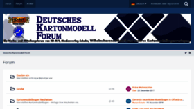 What Deutsches-kartonmodell-forum.de website looked like in 2018 (5 years ago)