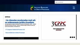 What Direitoprocessual.org.br website looked like in 2018 (5 years ago)