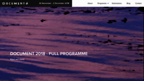 What Documentfilmfestival.org website looked like in 2018 (5 years ago)