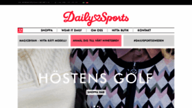 What Dailysports.com website looked like in 2018 (5 years ago)