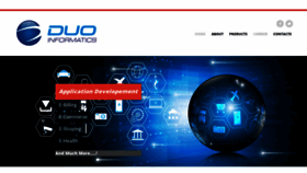 What Duoinformatics.com website looked like in 2018 (5 years ago)