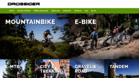 What Droessiger-bikes.com website looked like in 2018 (5 years ago)