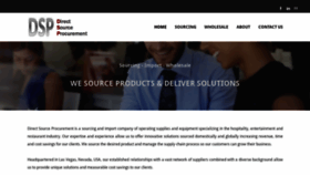 What Directsourceprocurement.com website looked like in 2018 (5 years ago)