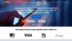 What Daon.com website looked like in 2018 (7 years ago)