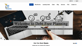What Debtfreeplanning.com website looked like in 2018 (5 years ago)