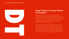 What Designthinkers.nl website looked like in 2019 (5 years ago)