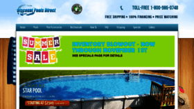 What Discountpoolsdirect.com website looked like in 2019 (5 years ago)