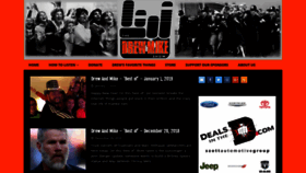 What Drewandmikepodcast.com website looked like in 2019 (5 years ago)