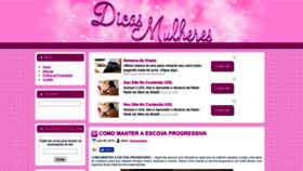 What Dicasmulheres.com website looked like in 2019 (5 years ago)