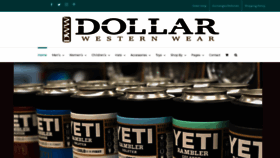 What Dollarwesternwear.com website looked like in 2019 (5 years ago)