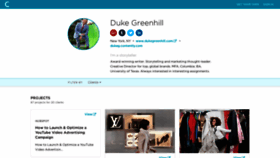 What Dukeg.contently.com website looked like in 2019 (5 years ago)