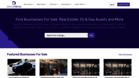 What Dealstream.com website looked like in 2019 (6 years ago)