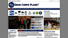 What Drumcorpsplanet.com website looked like in 2019 (6 years ago)