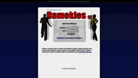 What Damokles.cz website looked like in 2019 (5 years ago)
