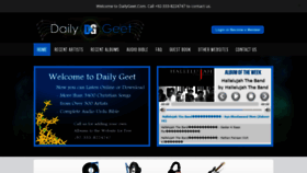 What Dailygeet.com website looked like in 2019 (5 years ago)