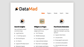 What Datamad.co.uk website looked like in 2019 (5 years ago)