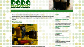 What Dadaelectronics.eu website looked like in 2019 (5 years ago)