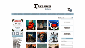 What Dukestreetgallery.ie website looked like in 2019 (5 years ago)