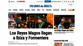 What Diariodeibiza.es website looked like in 2019 (5 years ago)