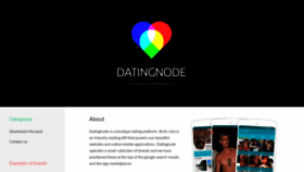 What Datingnode.com website looked like in 2019 (5 years ago)